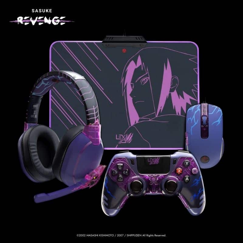 Komplettset Gaming Sasuke „Revenge“ – Naruto Shippuden – Lexip
