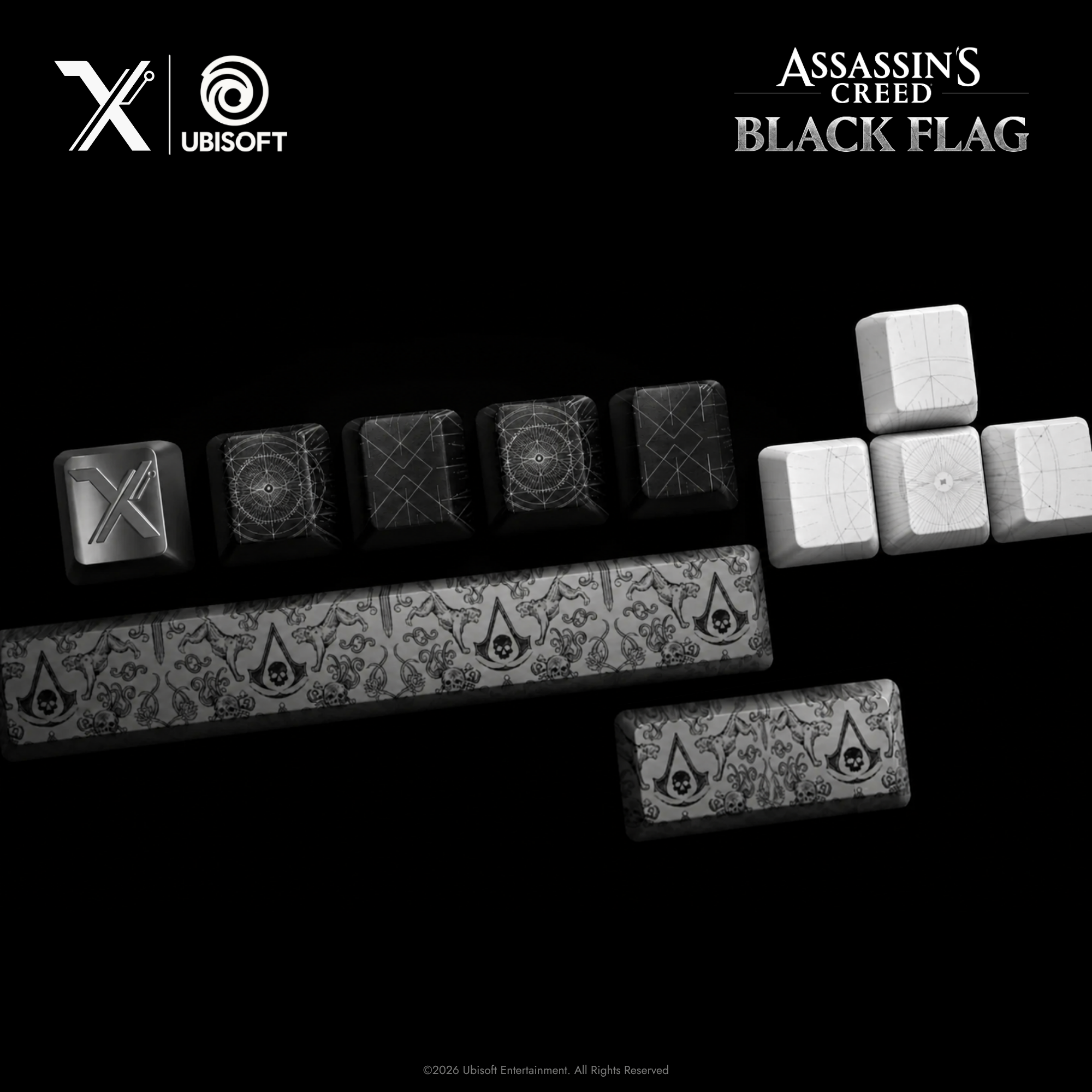 Keycap Tattoo - Assassin's Creed Black Flag : Resynced