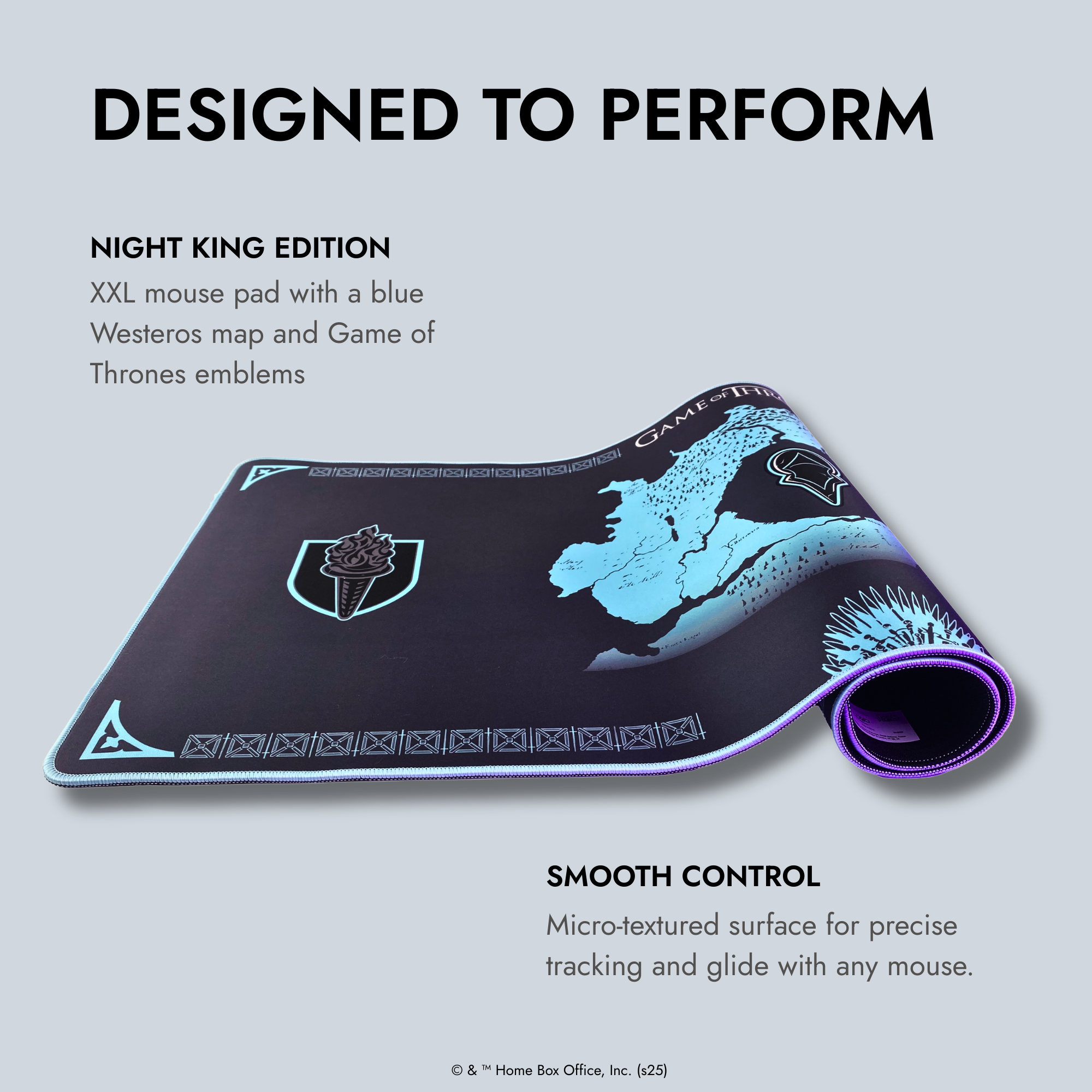 Tapis De Souris Flexible XXL - Game of Thrones - Night King
