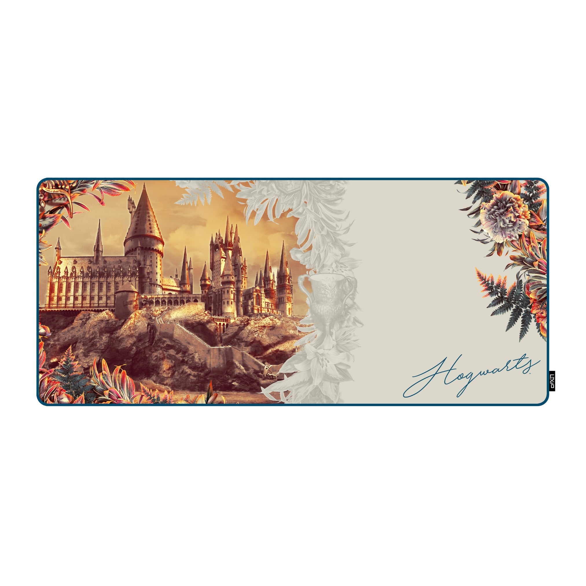 Tapis De Souris Flexible XXL - Harry Potter - Édition Floral - Surface Souple Micro-texturé