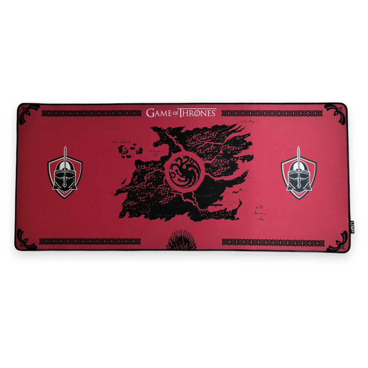 Tapis de souris Game of Thrones XXL, Maison Lannister Rouge