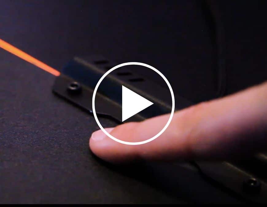 LEXIP B5 - Mouse pad with micro-textured hard surface and RGB lighting - 500x250x4mm