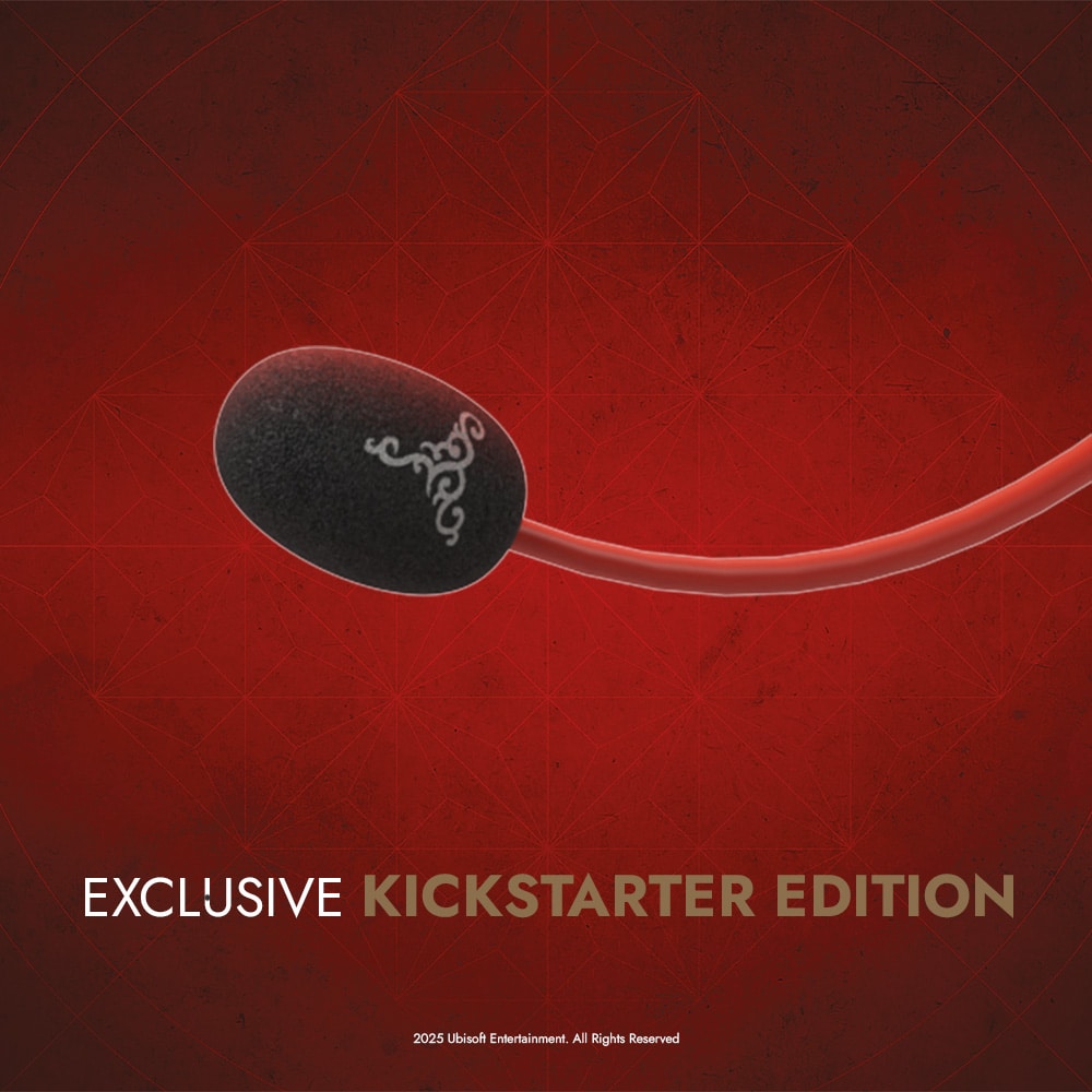 „Mentor“ Kickstarter Edition Bundle – PS5-Spiel + Headset + Headset-Halterung – Assassin's Creed Shadows – Lexip X Ubisoft