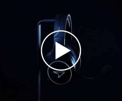 Impulse - Casque sans-fil Bluetooth avec micro détachable - Noir
