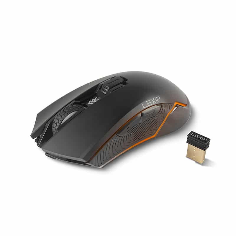 Lexip AR18 - Wireless Gaming Mouse with Ceramic Skates