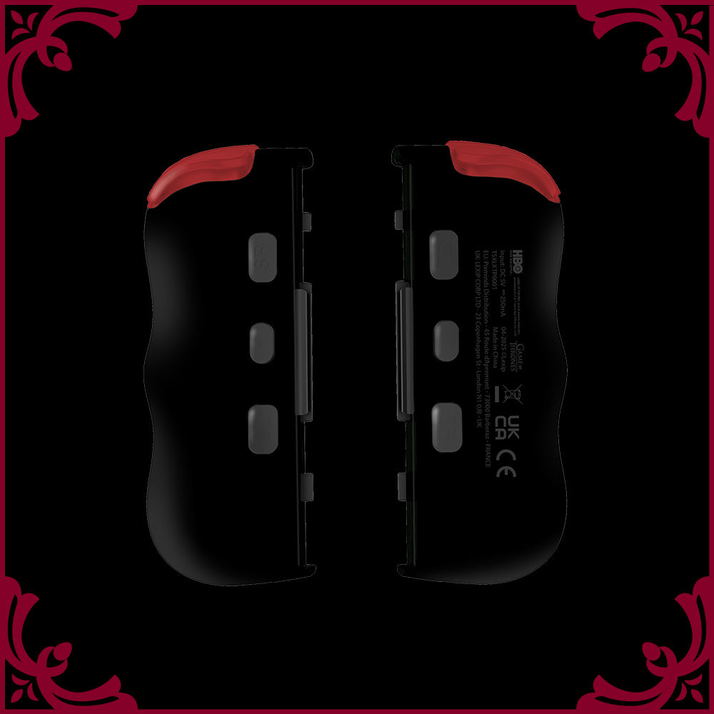 Controllers - Twinpads - Targaryen - Game of Thrones - Black Edition - Compatible Switch™
