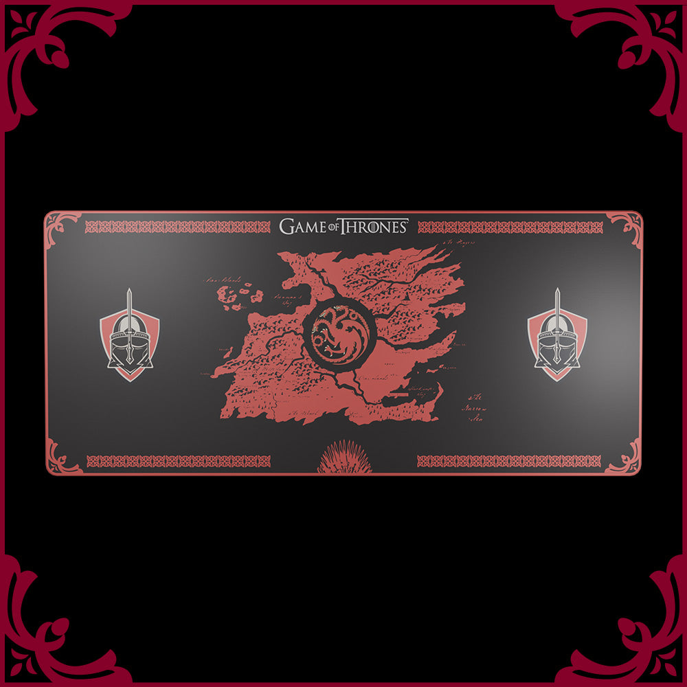 XXL Flexible Mouse Pad - Targaryen - Game of Thrones - Soft Micro-Textured Surface