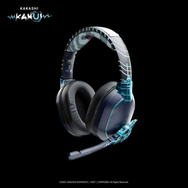 Naruto Shippuden Kakashi "Kamui" Headset - Bluetooth, With Detachable Microphone - Wireless On PC, Nintendo Switch, Android, IOS And Tablet - Wired On Ps4, Ps5 And Xbox
