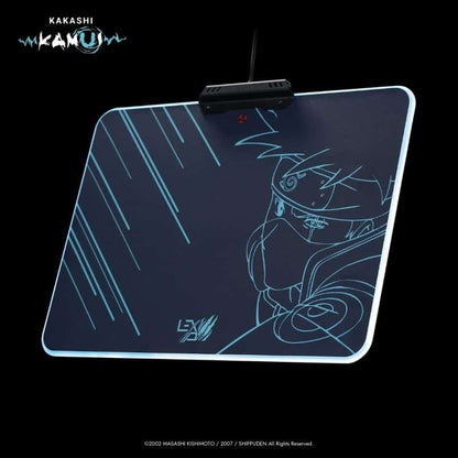 NARUTO SHIPPUDEN MOUSE PAD - With micro-textured hard surface and RGB lighting - KAKASHI