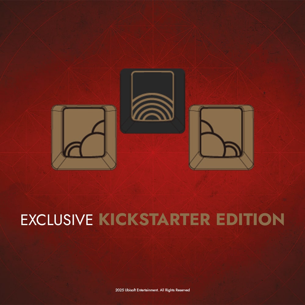 Exklusives Kickstarter-Paket „Elite“ – QWERTZ-Tastatur – Spiel nicht enthalten – 5 Zubehörteile