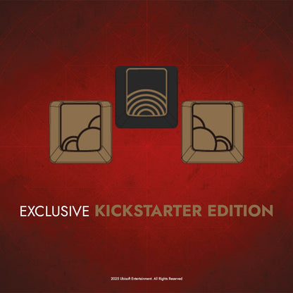 Exklusives Kickstarter-Paket „Elite“ – QWERTZ-Tastatur – Spiel nicht enthalten – 5 Zubehörteile