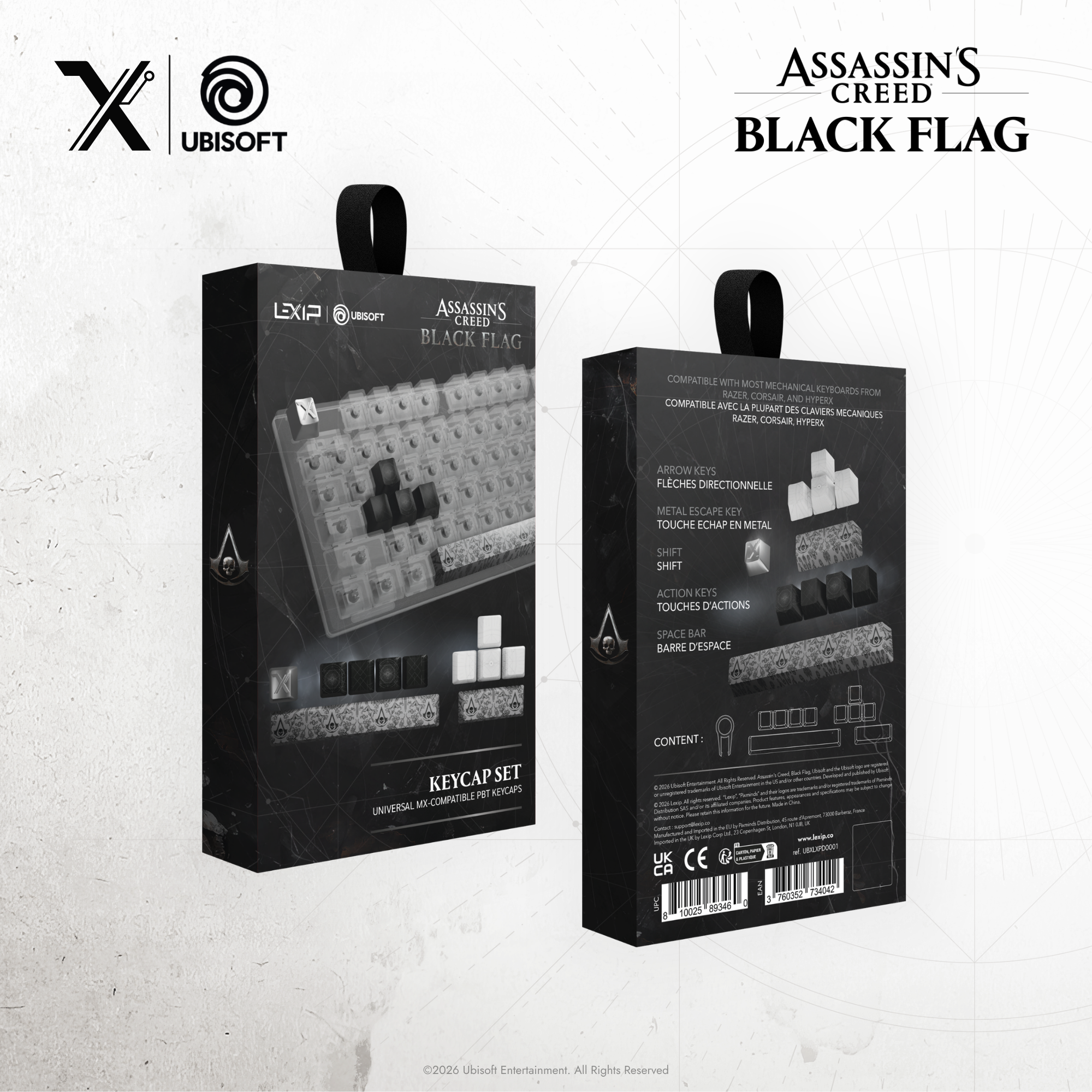 Keycap Tattoo - Assassin's Creed Black Flag : Resynced
