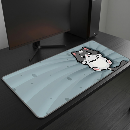 Tapis De Souris Flexible XXL - Cutiecat - Surface Souple Micro-texturée