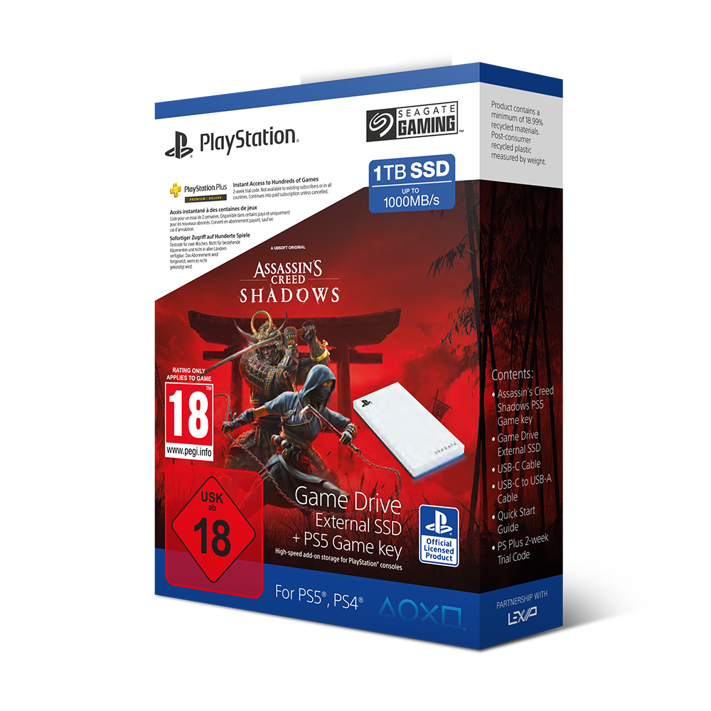 SSD Externe 1 To PS5 - Seagate + Clé de Jeu ACS