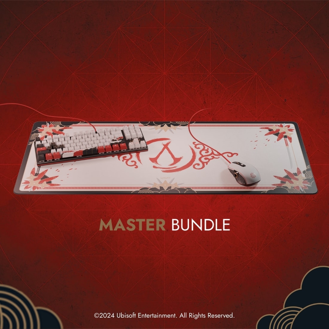 Assassin's Creed Shadows “Master” Bundle PC Game + Keyboard + Mouse + Mat - Lexip X Ubisoft