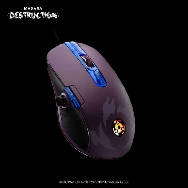 MADARA “DESTRUCTION” MOUSE NARUTO SHIPPUDEN - With thumb joystick and ceramic skates