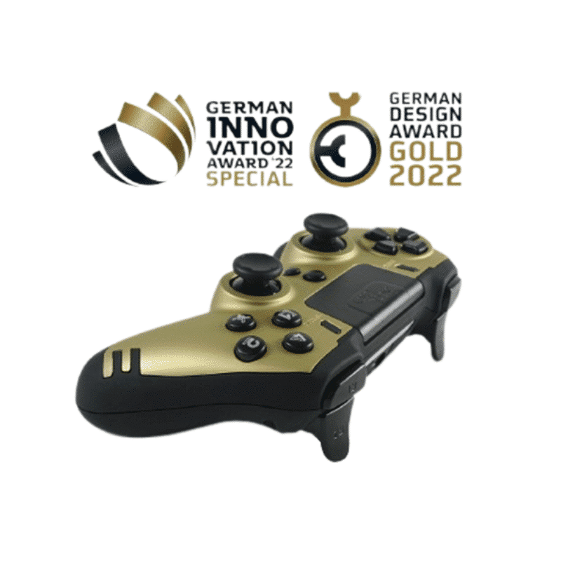 Manette Sans-fil Metaltech Or