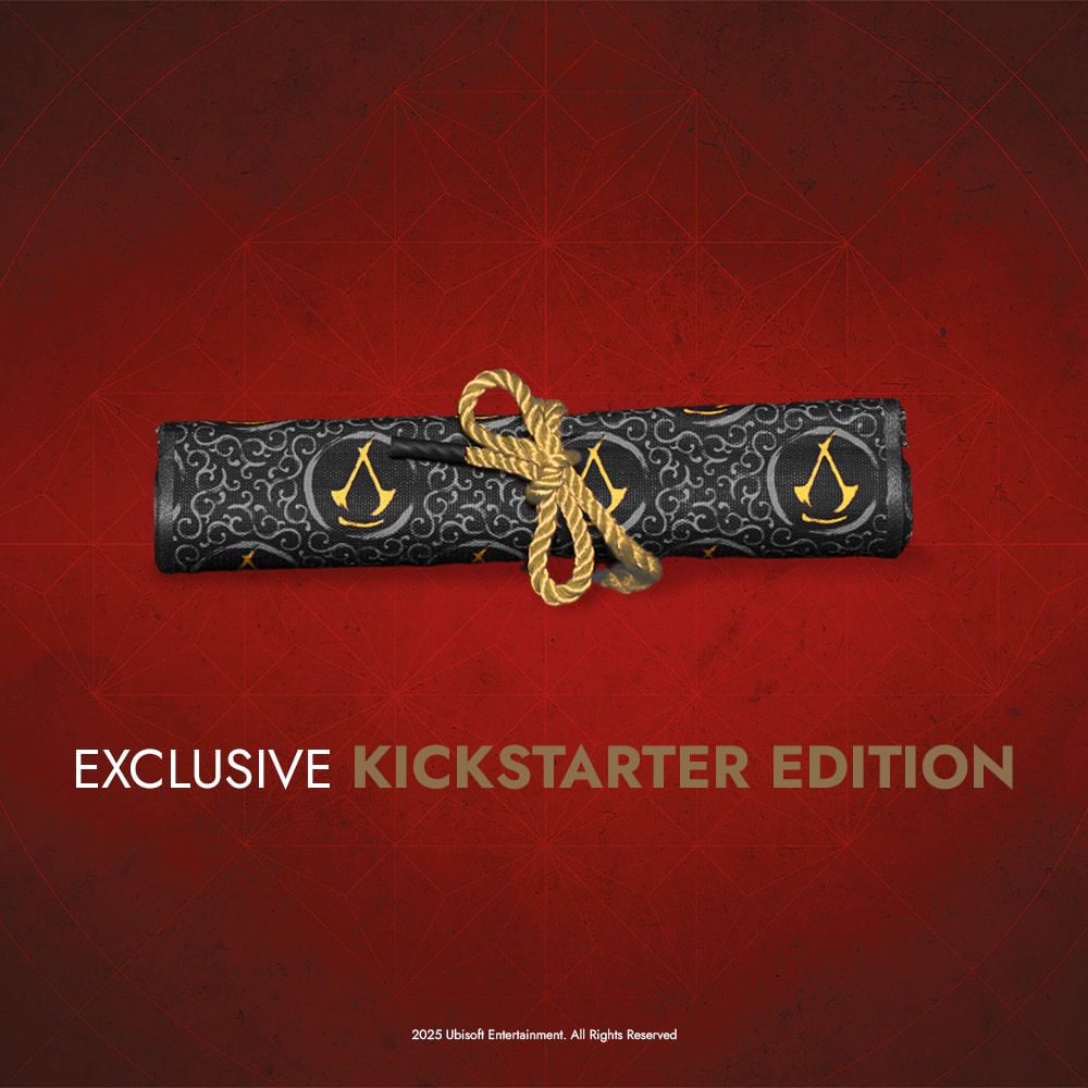 Bundle “Mentor” Edition Kickstarter - Jeu PS5 + Casque + Porte Casque - Assassin’s Creed Shadows - Lexip X Ubisoft