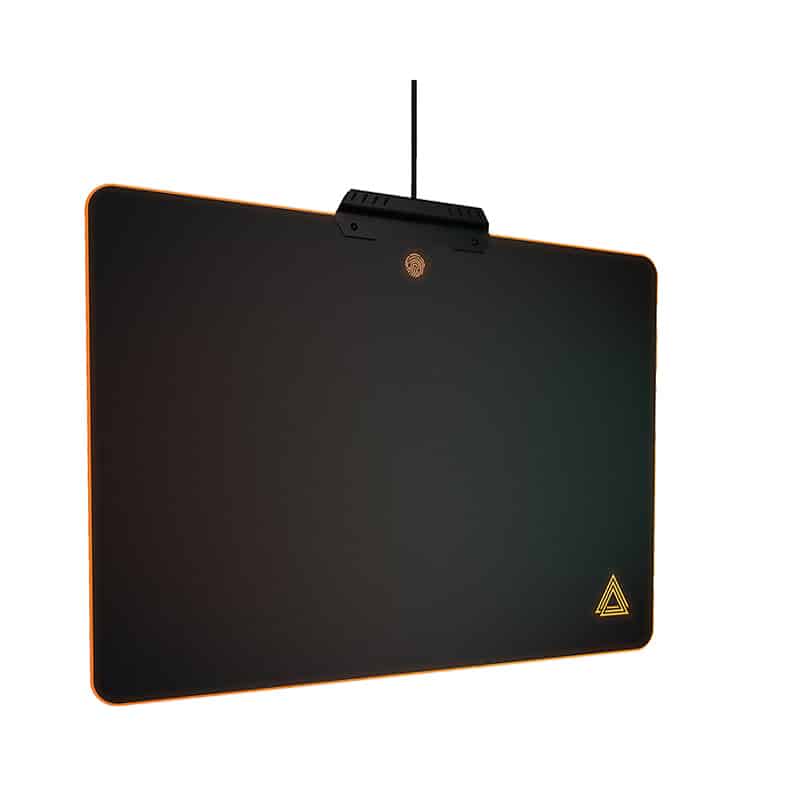 LEXIP B5 - Mouse pad with micro-textured hard surface and RGB lighting - 500x250x4mm