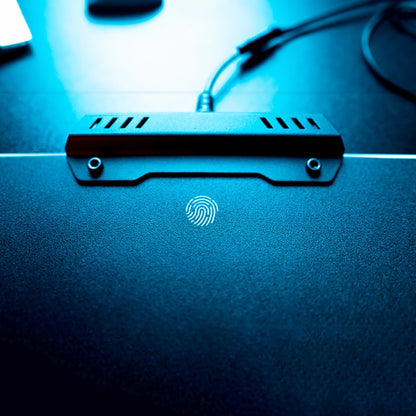 LEXIP B5 - Mouse pad with micro-textured hard surface and RGB lighting - 500x250x4mm