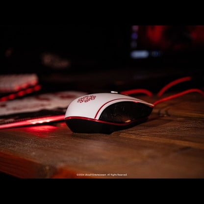 Souris Filaire Assassin's Creed Shadows - Joystick De Pouce Et Patins Céramiques - Lexip X Ubisoft