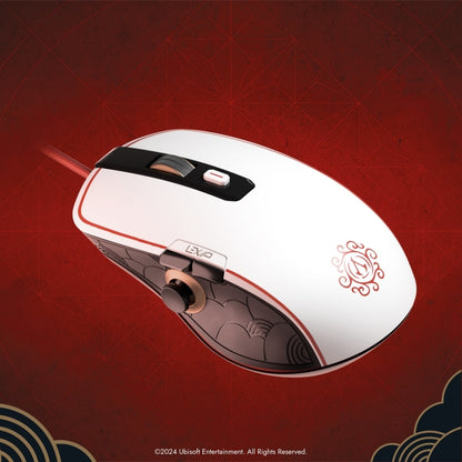 Souris Filaire Assassin's Creed Shadows - Joystick De Pouce Et Patins Céramiques - Lexip X Ubisoft