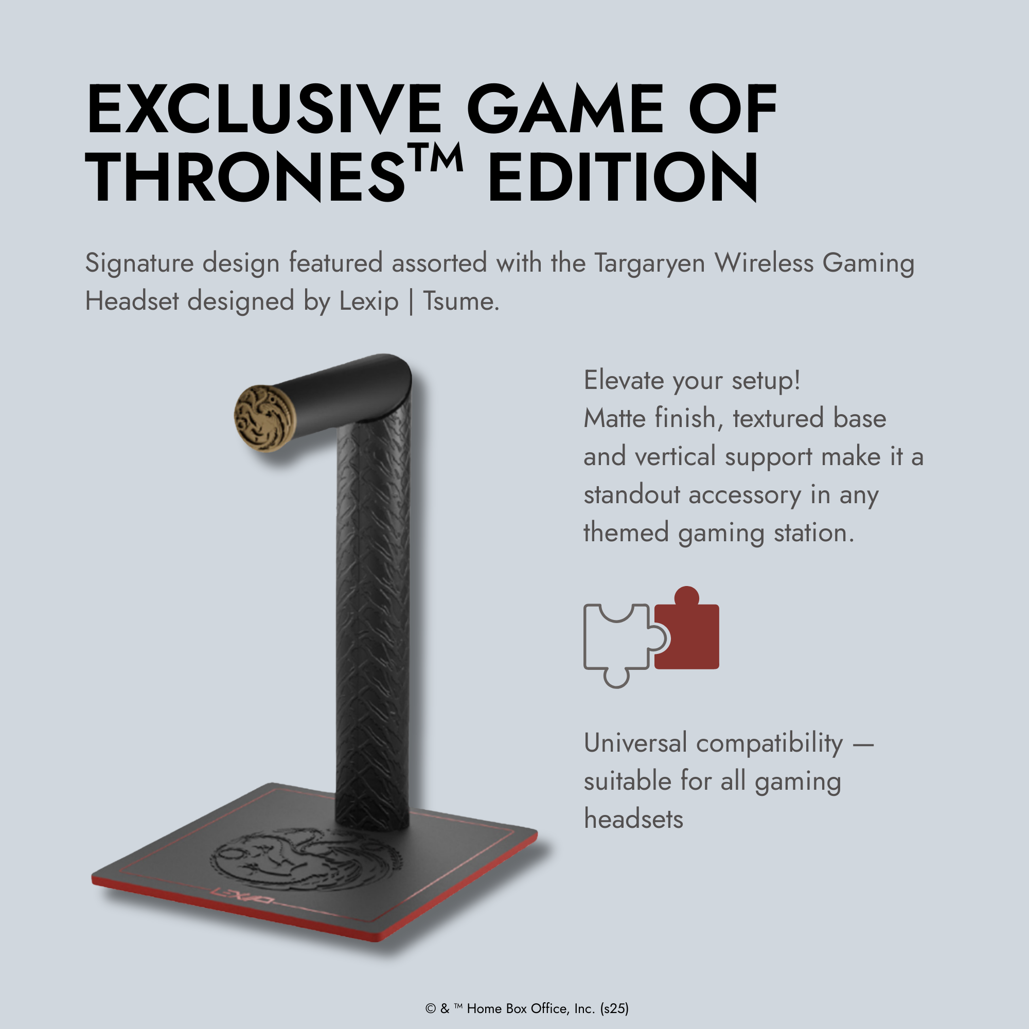 Headset-Ständer – Game of Thrones – Targaryen