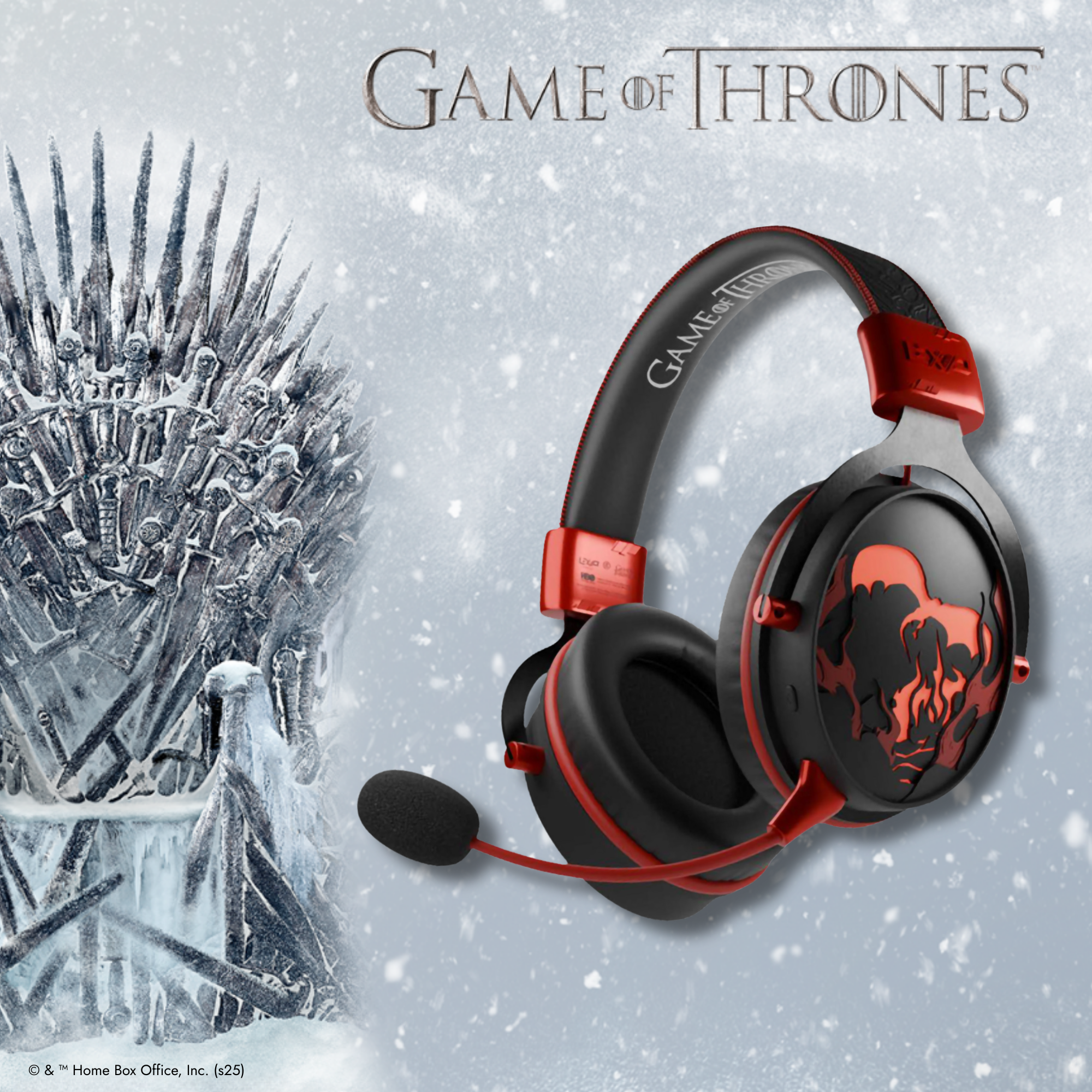 Kabelloses Multiplattform-Headset – Game of Thrones – Targaryen