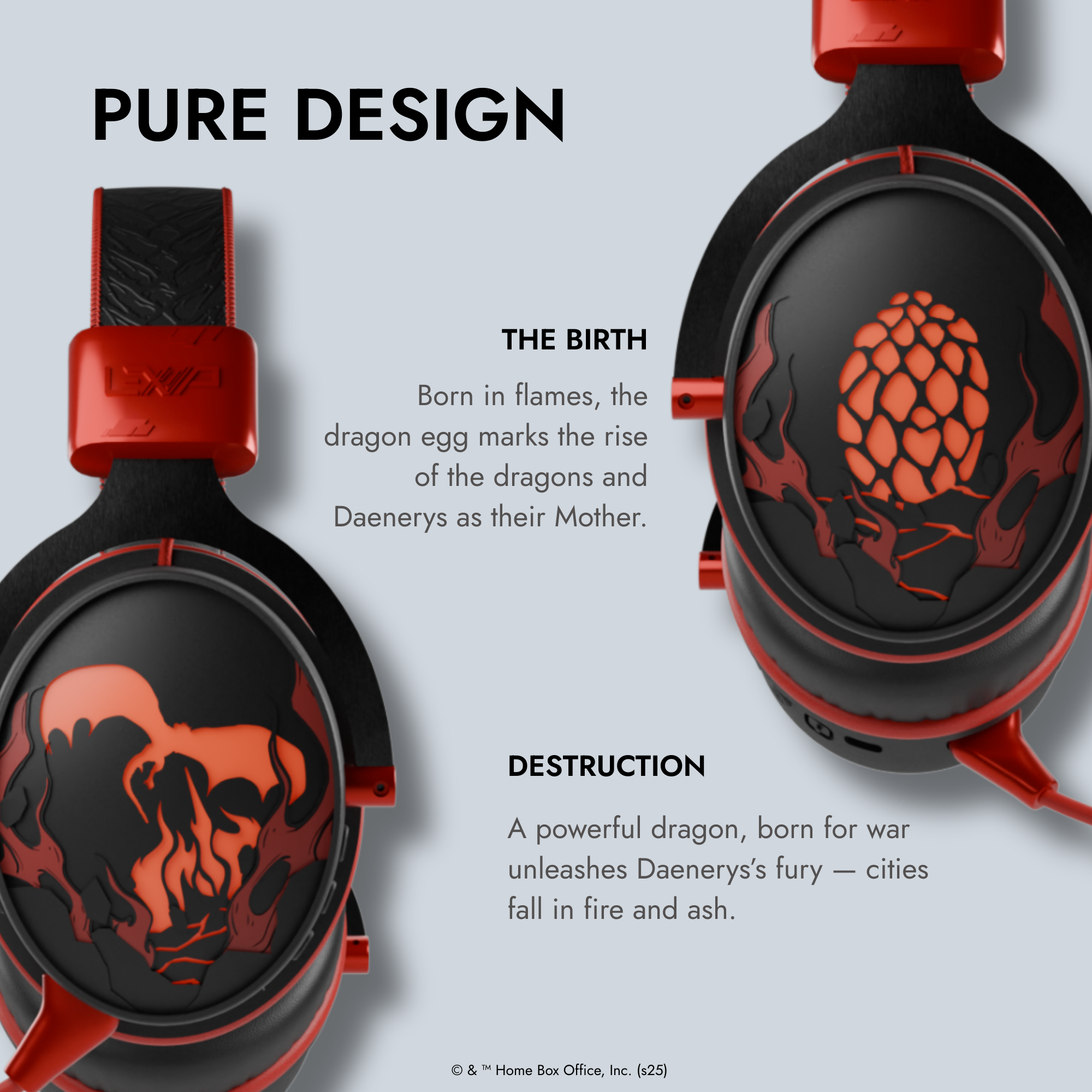 Kabelloses Multiplattform-Headset – Game of Thrones – Targaryen