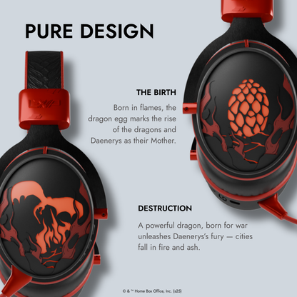 Kabelloses Multiplattform-Headset – Game of Thrones – Targaryen