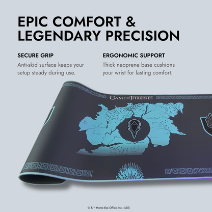 Tapis De Souris Flexible XXL - Game of Thrones - Night King