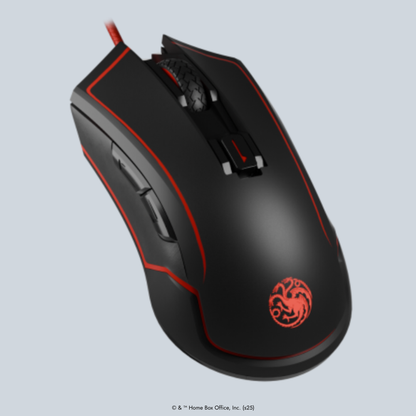 Kabellose Maus mit Keramikfüßen – Game of Thrones – Targaryen