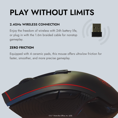 Kabellose Maus mit Keramikfüßen – Game of Thrones – Targaryen