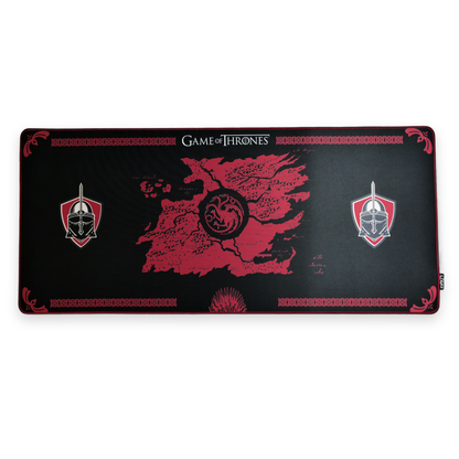 Tapis de souris Game of Thrones XXL, Maison Targaryen Noir